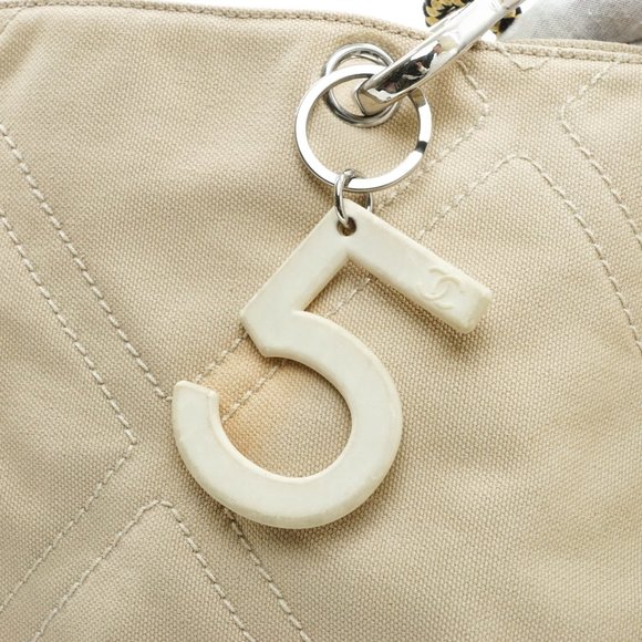 Auth Chanel Tote Bag Canvas Beige #15757C26 - Picture 11 of 14